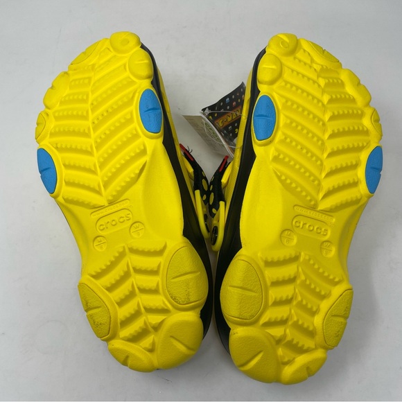CROCS | Shoes | New Crocs Pacman All Terrain Clog Jibbitz Yellow Black ...